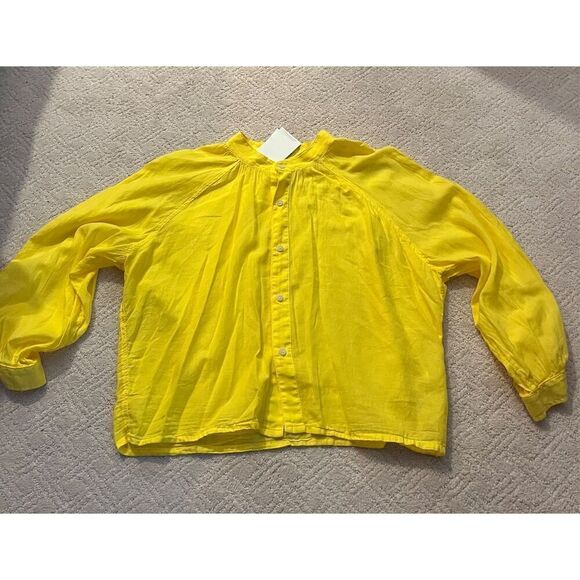 NWT MOTHER THE SUNBURST BLOUSE - Picture 2 of 9